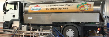 Täglich werden rund 1,2 Mio. Liter Milch angeliefert und verarbeitet.
