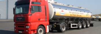 Es werden inzwischen täglich 1.000.000 Liter Milch verarbeitet.