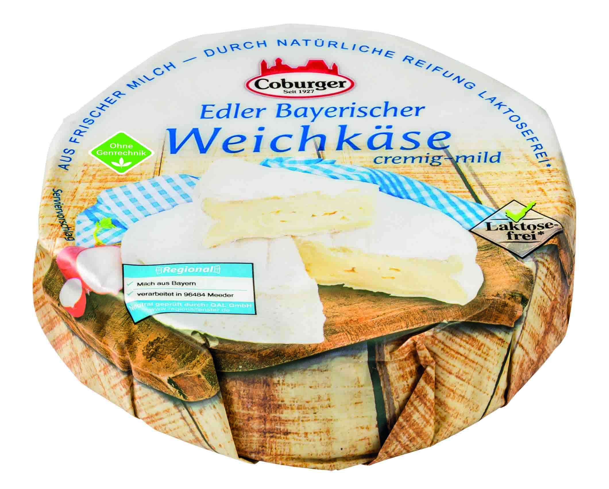 Coburger Noble Bavarian soft cheese, 350g - Milchwerke Oberfranken