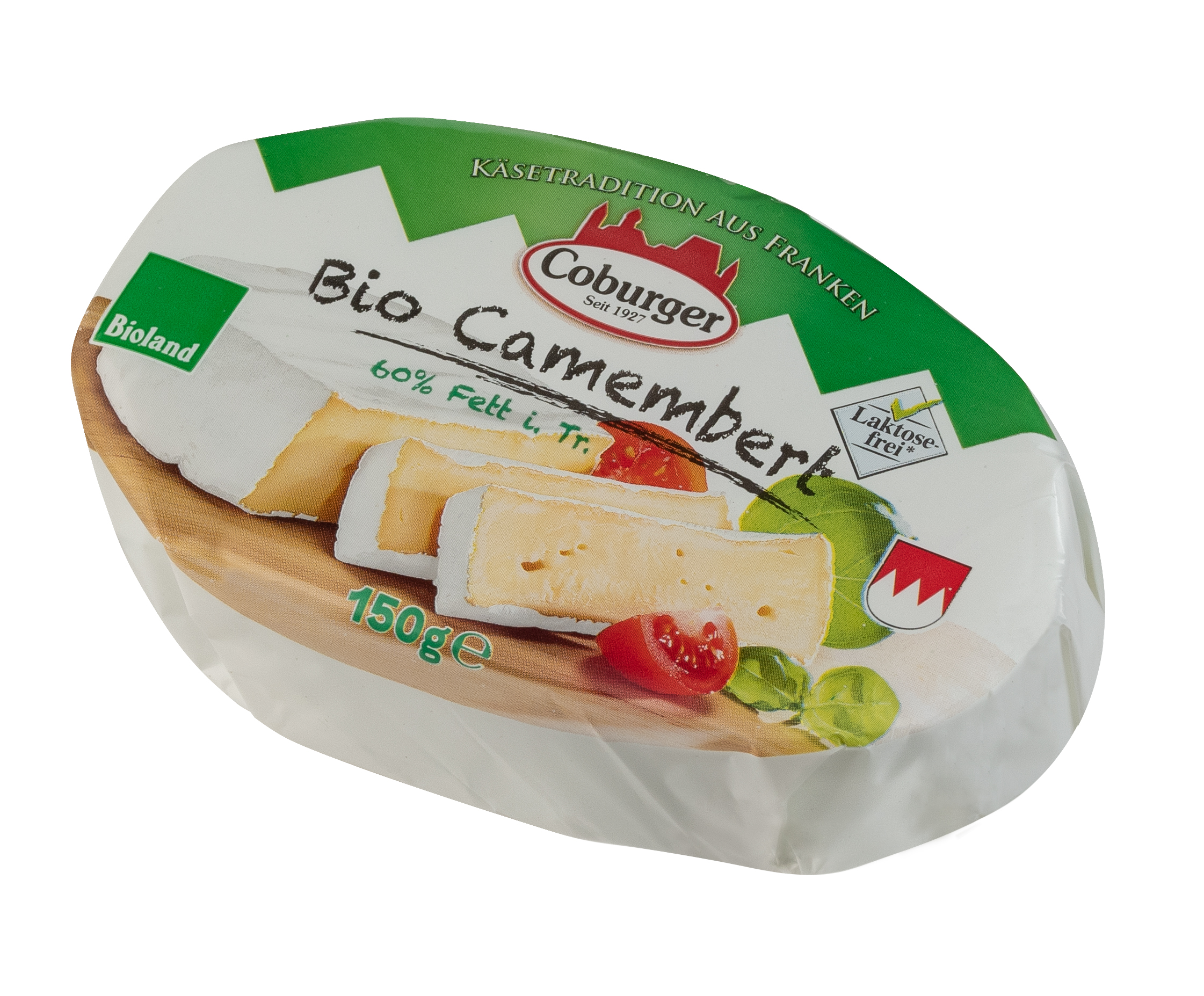 Coburger Bioland Camembert oval, 150g - Milchwerke Oberfranken West